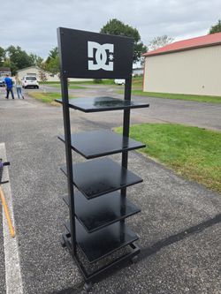 DC Shoes Retail Display Stand on Wheels