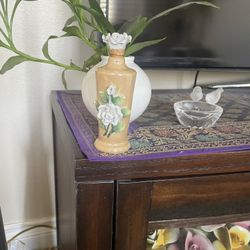 Perfume Bottle With Stopper . Height 5.5 “