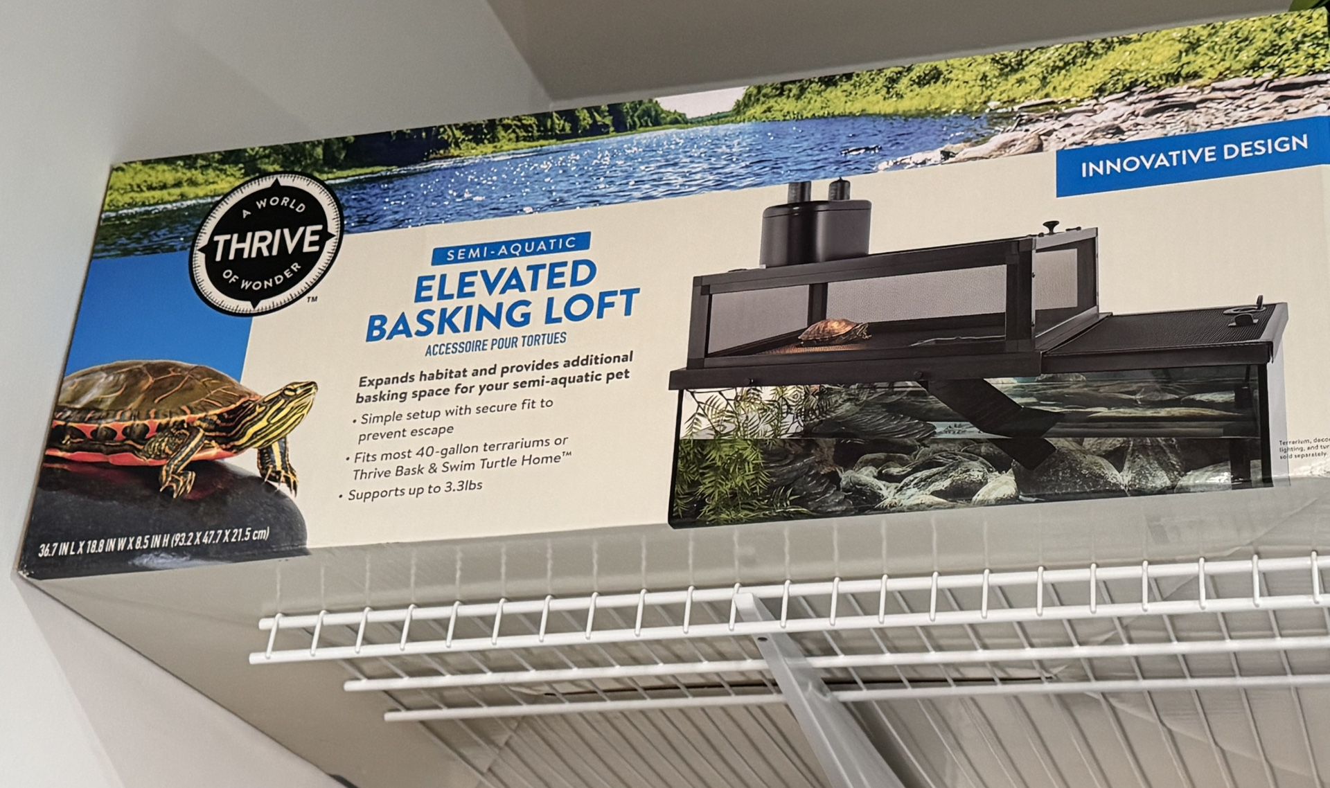 Aquatic Turtle Basking Loft 