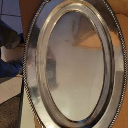 Vintage Godinger hand crafted tray item # 9510