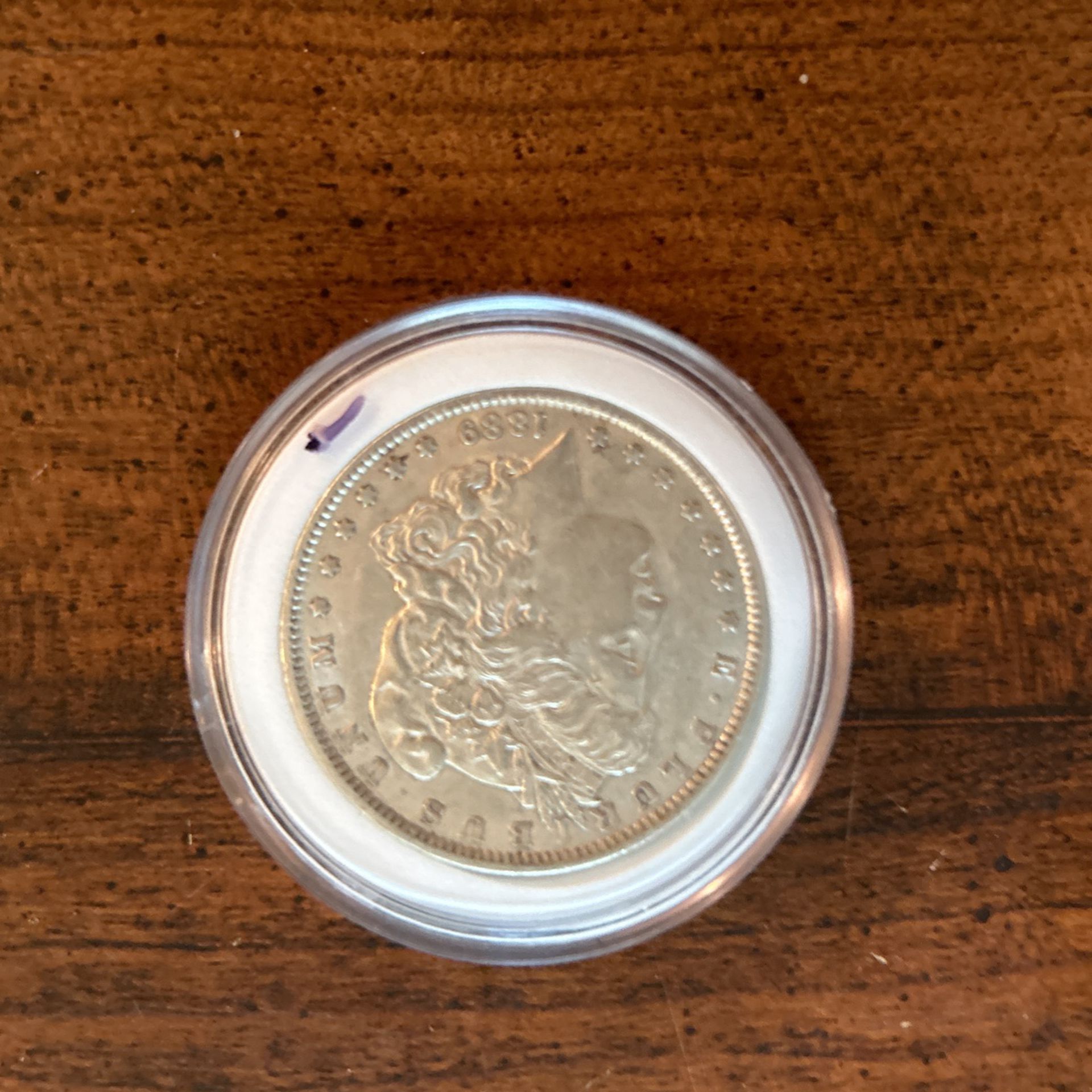 Rare 1889 Morgan Silver Dollar 