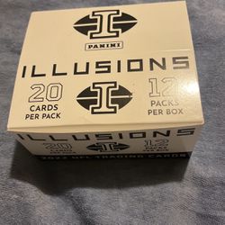 2022 Illusions Football Factory  Fat Pack Box 12 Packs Of 20 Cards