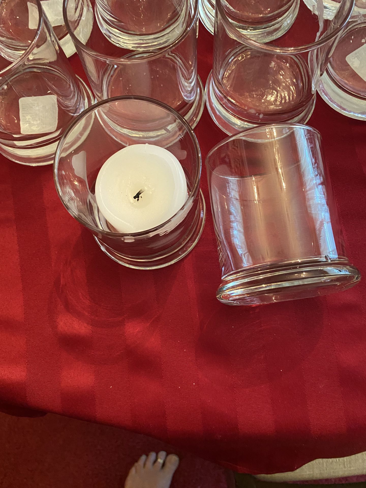 Candle Holders With Candles For Wedding, Anniversary, Or Party