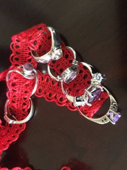 Decorative flower Ring & SILVER RINGS 💍🌷💍🌷💍 Come see Eva's Jewelry !