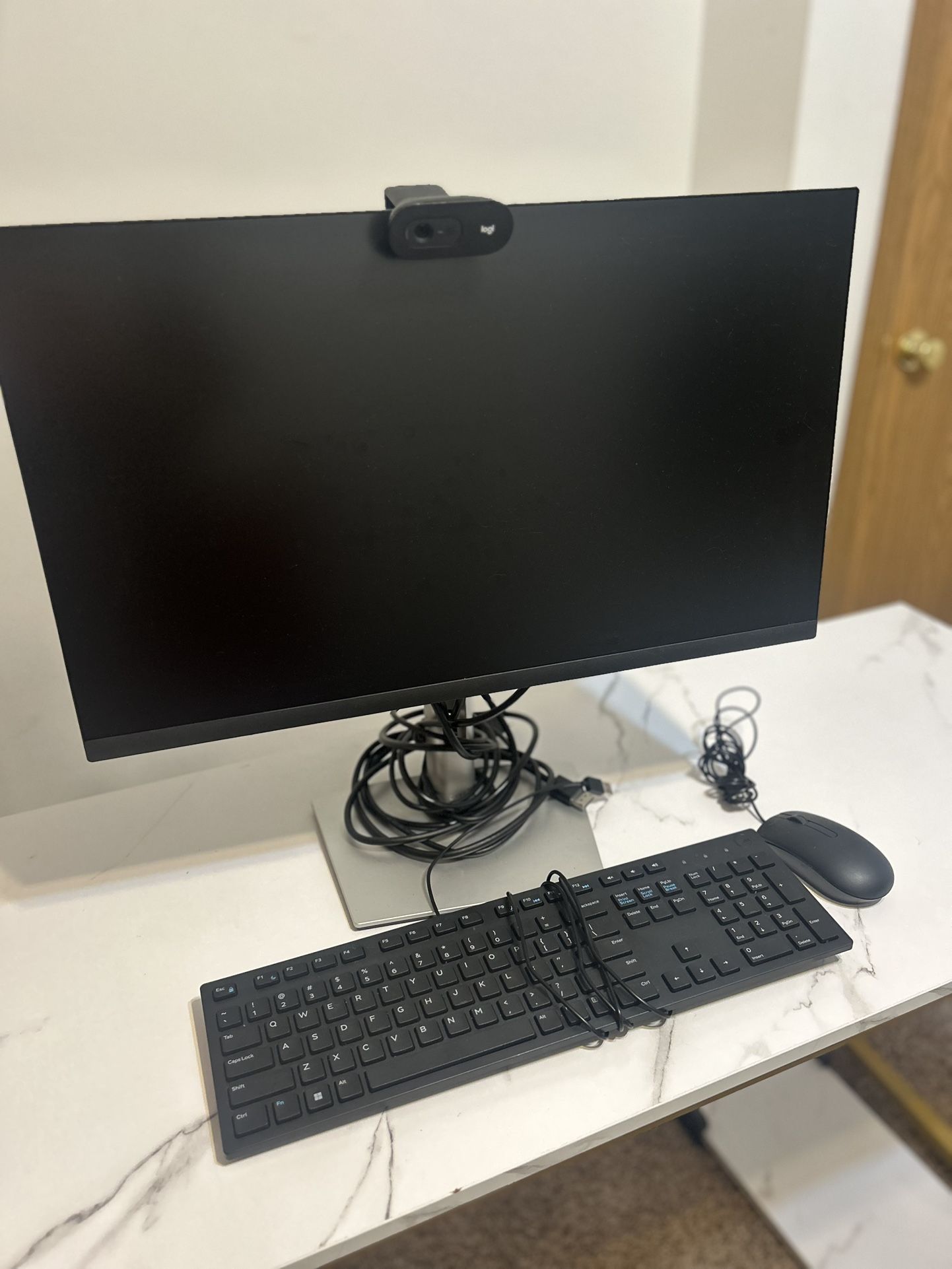 NEW!! DELL computer monitor with mouse, keyboard and Camera!! 
