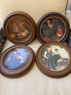 Norman Rockwell plates 1970s