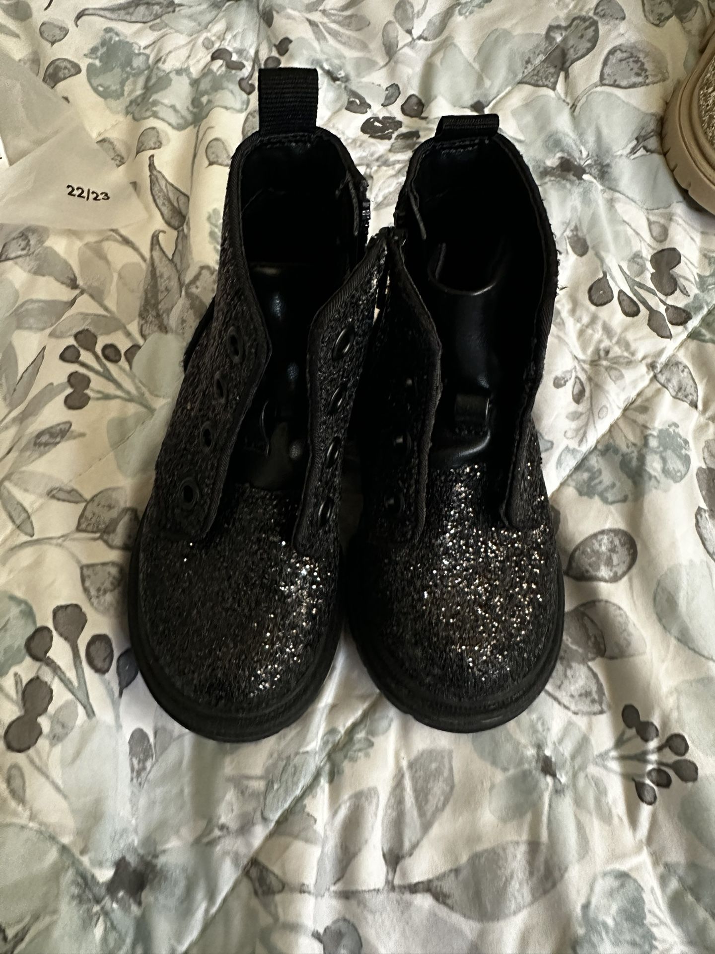 Shine Boots Black Kid