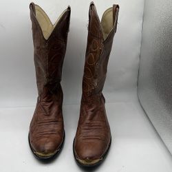 Acme Vintage Brown Western Cowboy Boots Men’s Size 11 EW