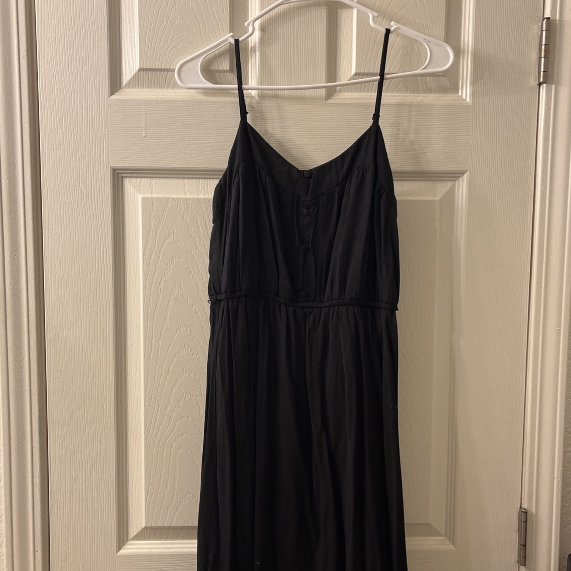 Black Sundress With Spaghetti Straps