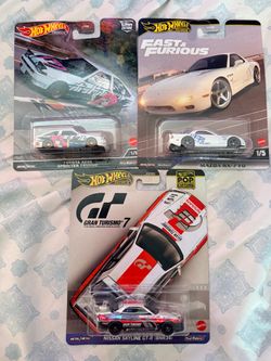 HOT WHEELS ( Mazda, skyline, ae86