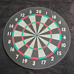 Double-sided Dartboard Standard Target & Baseball Game