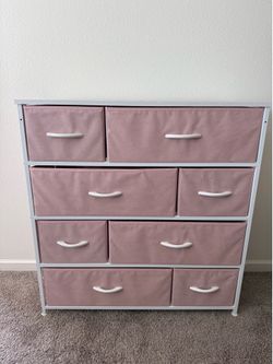 8 Drawers Chest Dresser - Pink