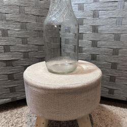 Rare Large Antique Ball Glass Bottle