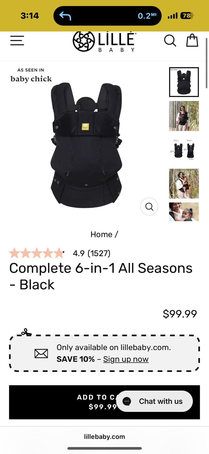 Lille Baby Carrier 