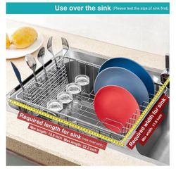 Expandable Space Saving Over The Sink Dish Rack