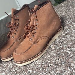 Classic Moc Dusty Rose REDWING Boots Made In USA