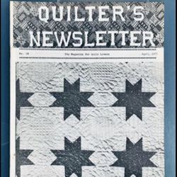 April 1971 Issue of Vintage Quilters Newsletter - Reprint. #8294