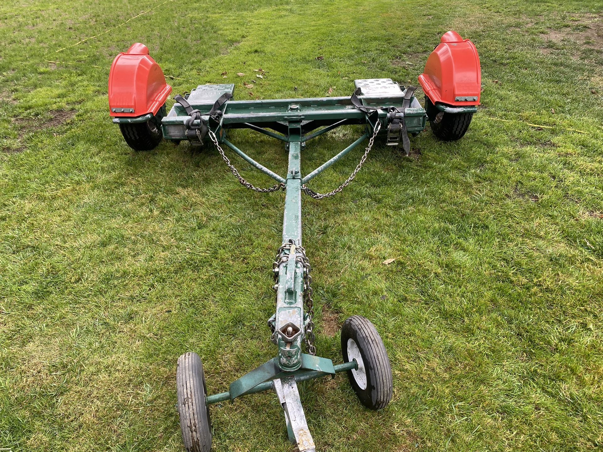Galvanized U-Haul Car Dolly