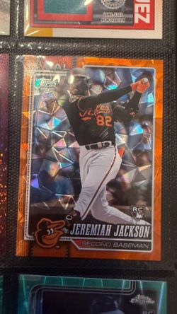 2025 Topps Jeremiah Jackson Orange Foil RC /25 RC