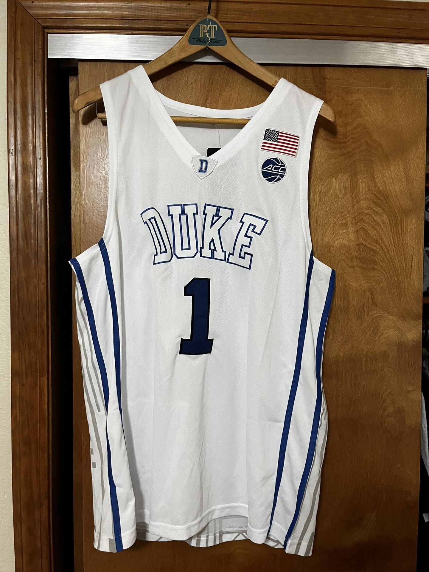 Zion Williamson Duke Blue Devils Jersey. Size Large