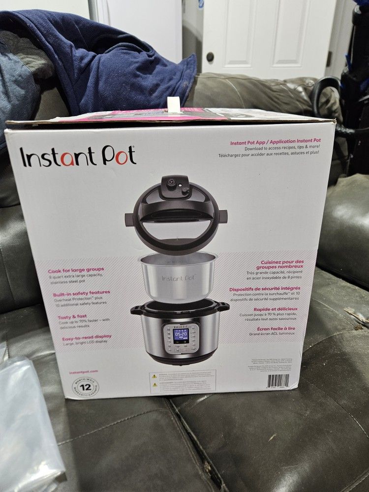 Brand New Instant Pot Duo Nova in Electric Pressure Cooker Quart - Main Image