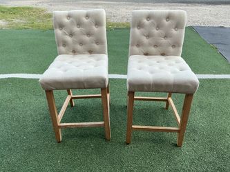 2) Dining chairs, 24 inches height