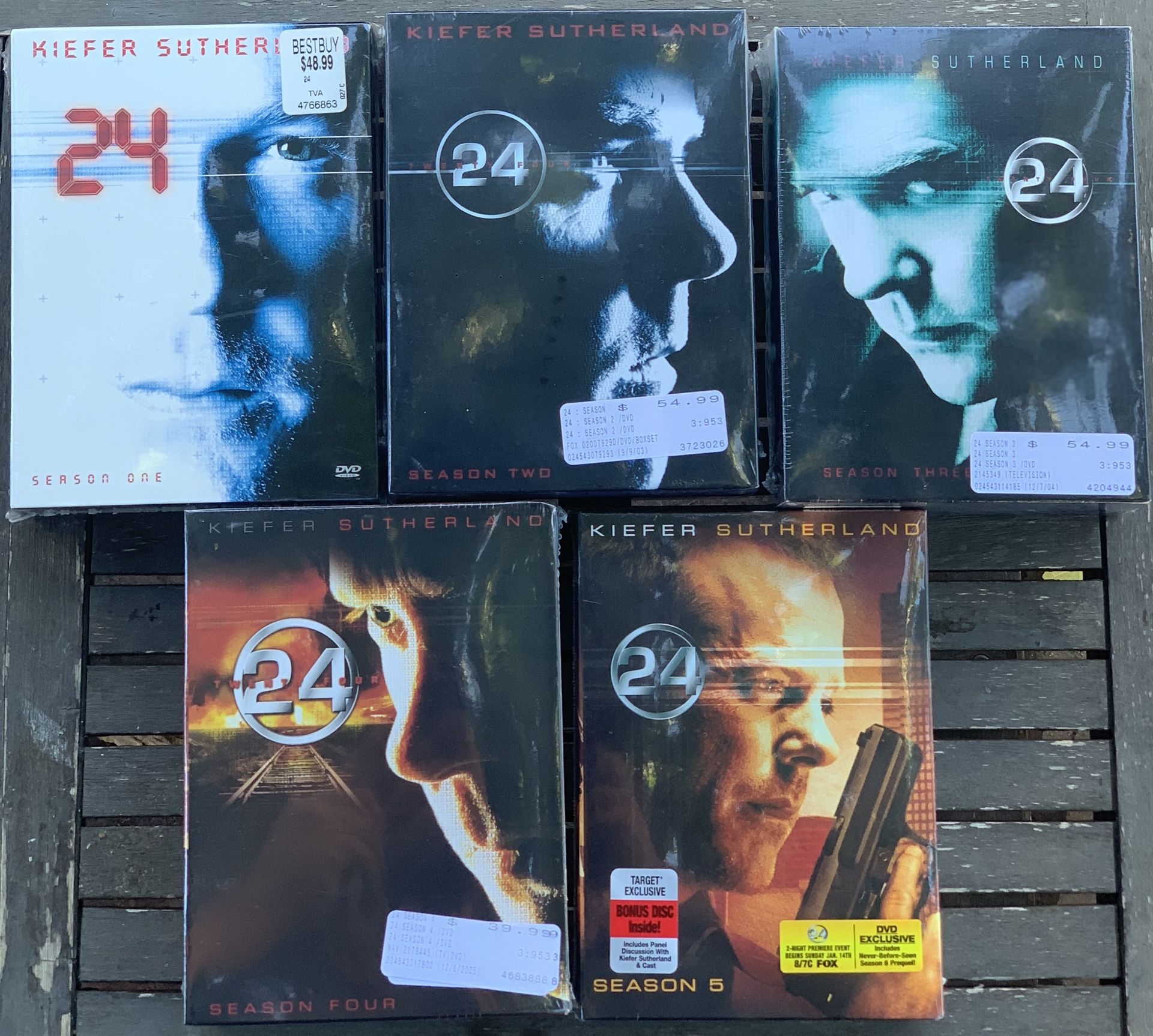 24 the Series Seasons 1-5 New Sealed 