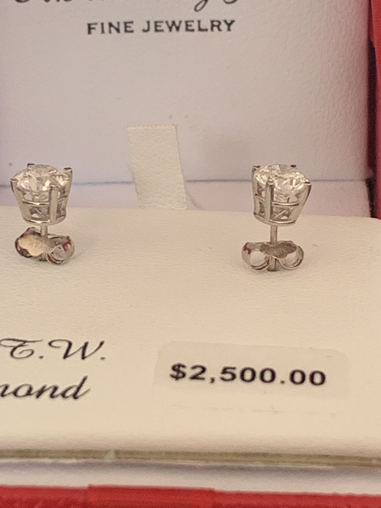 1 Carat Diamond Earrings