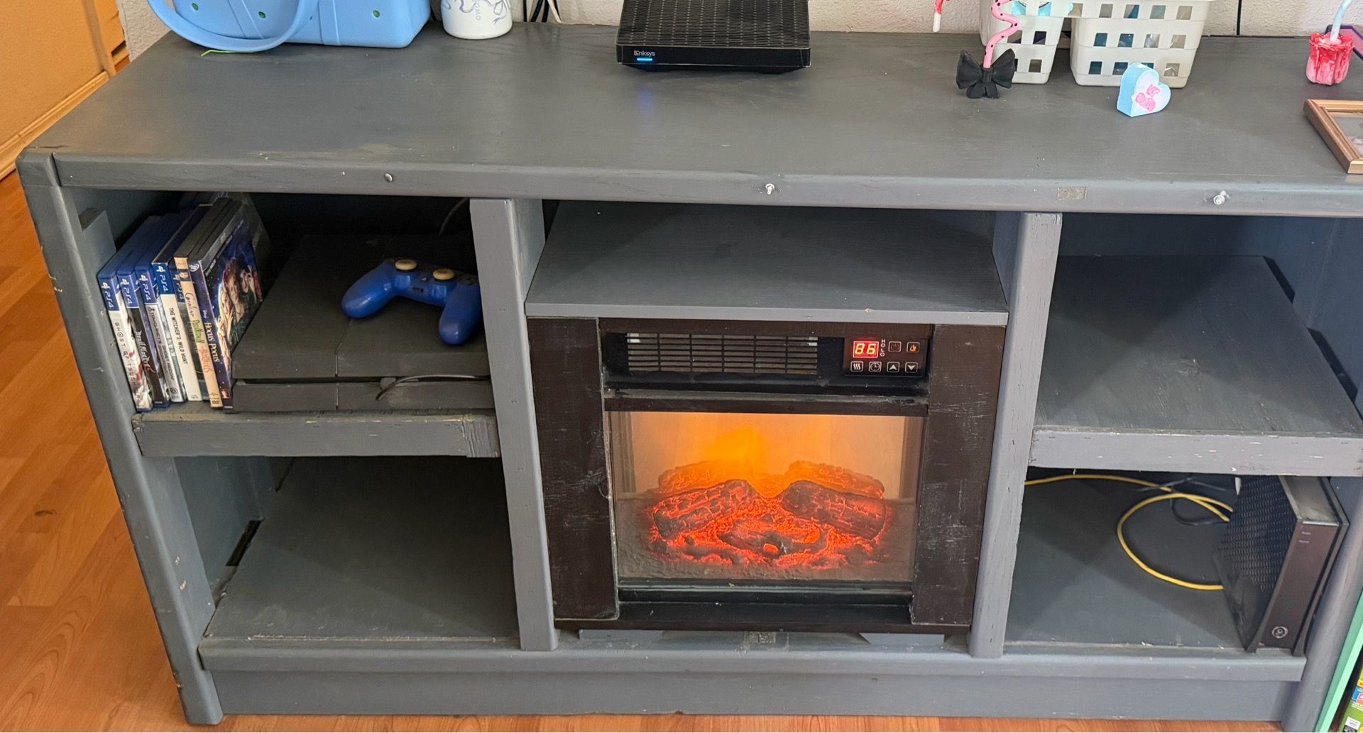 Heater entertainment center
