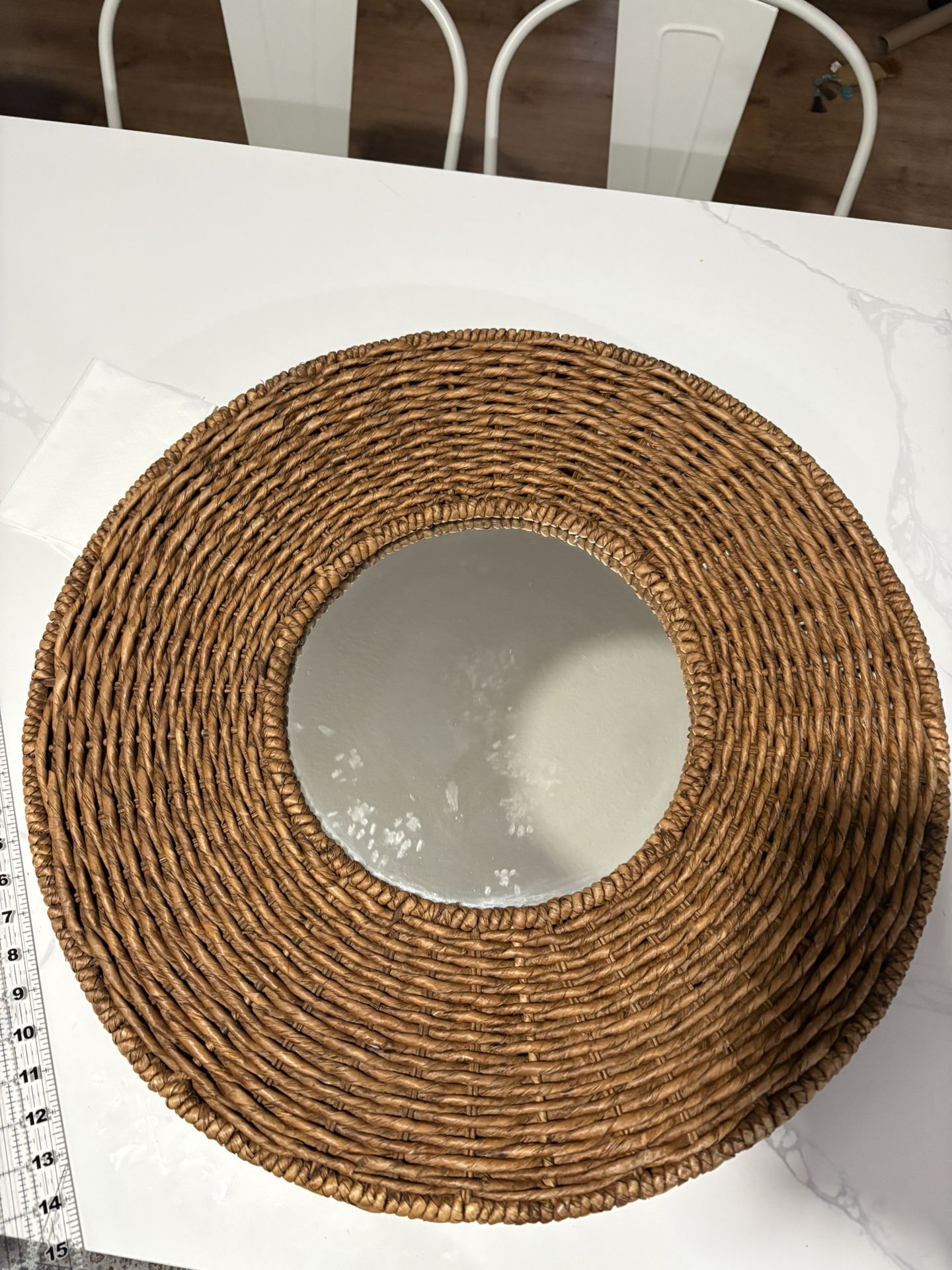 Wicker Mirror