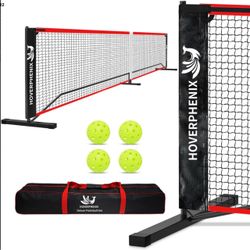 4.5 4.5 out of 5 stars (140) Hoverphenix Pickleball Net - 22FT Full Size Net with Carry Bag for Driveway Regulation Size Net, All-Weather Sturdy Steel