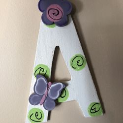 9-1/2”  ‘A’ Decor With Ribbon 