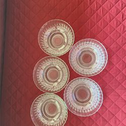 Crystal Serving Bowls(7.5 Inches ) Set Of 5