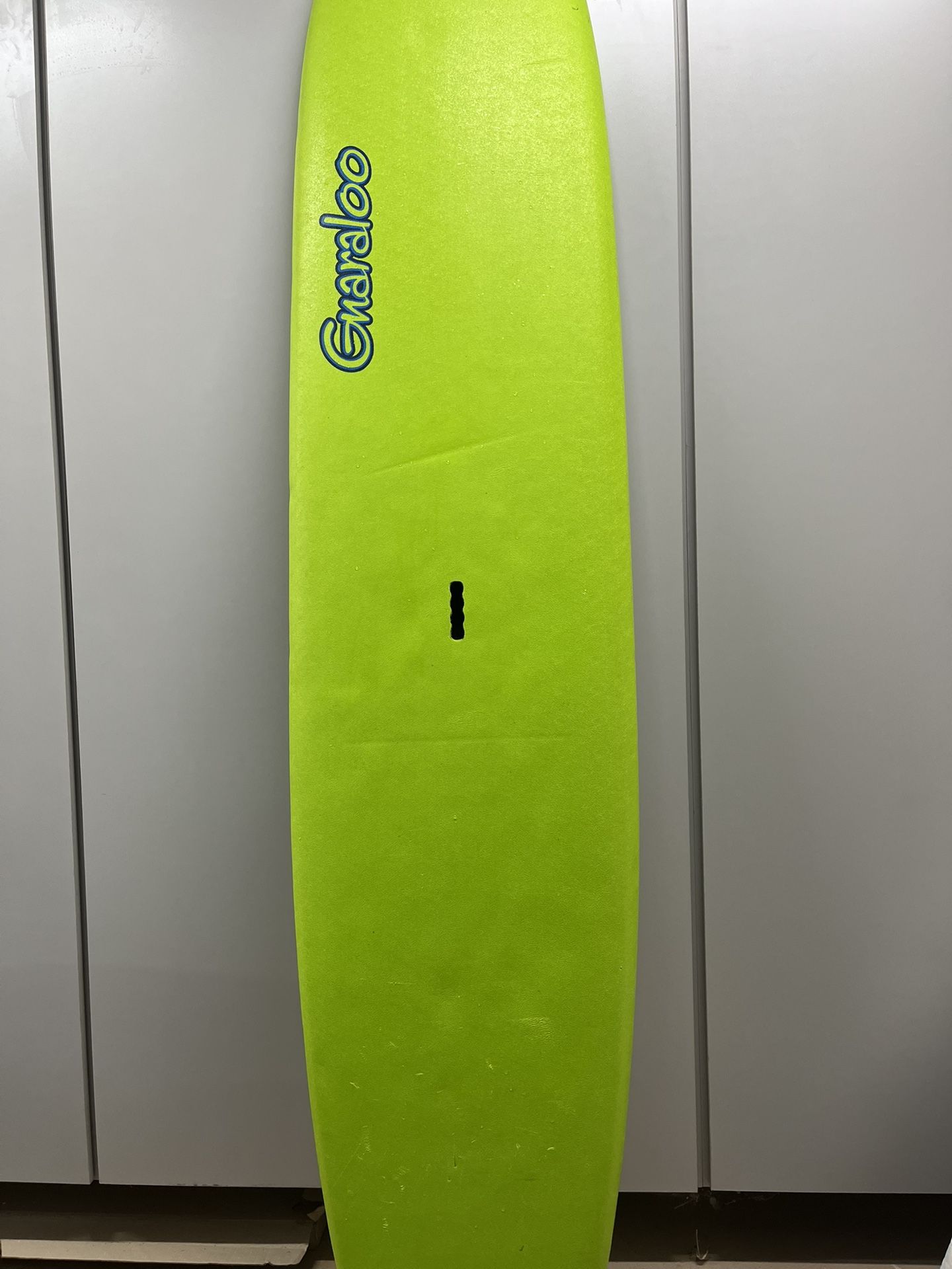 9’2” Gnaraloo Softop Longboard, Lime Green
