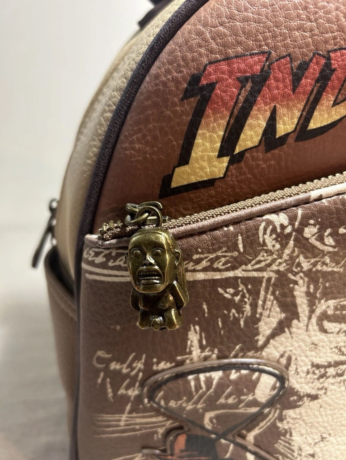 Indiana Jones Boulder Scene Mini Backpack NWT  Temple of Doom RARE Indiana Jones Boulder Scene Mini Backpack NWT Temple of Doom  main image 3