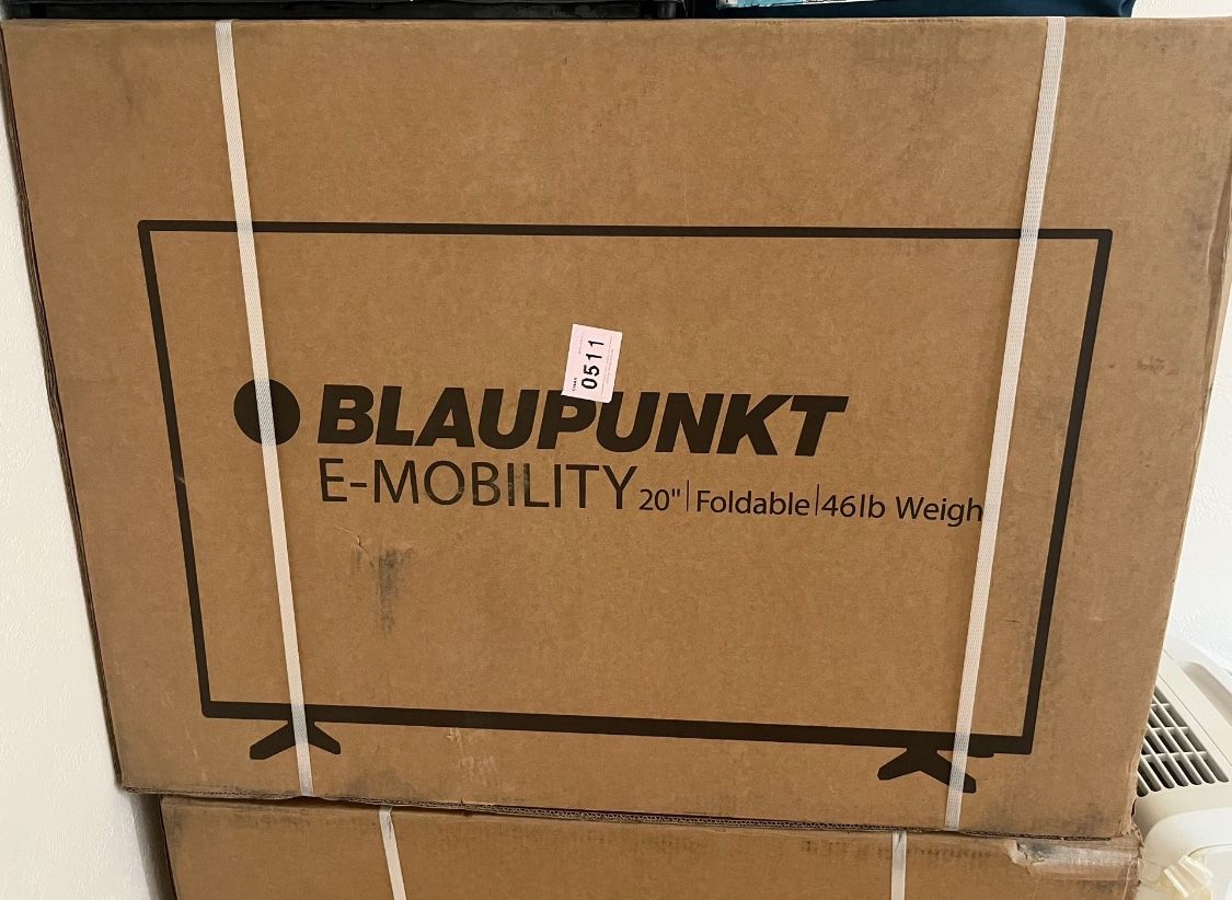 Blaupunkt Folding E-Bike, Brand New in Box - Fiete