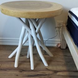 Side Table, Wood, Rustic