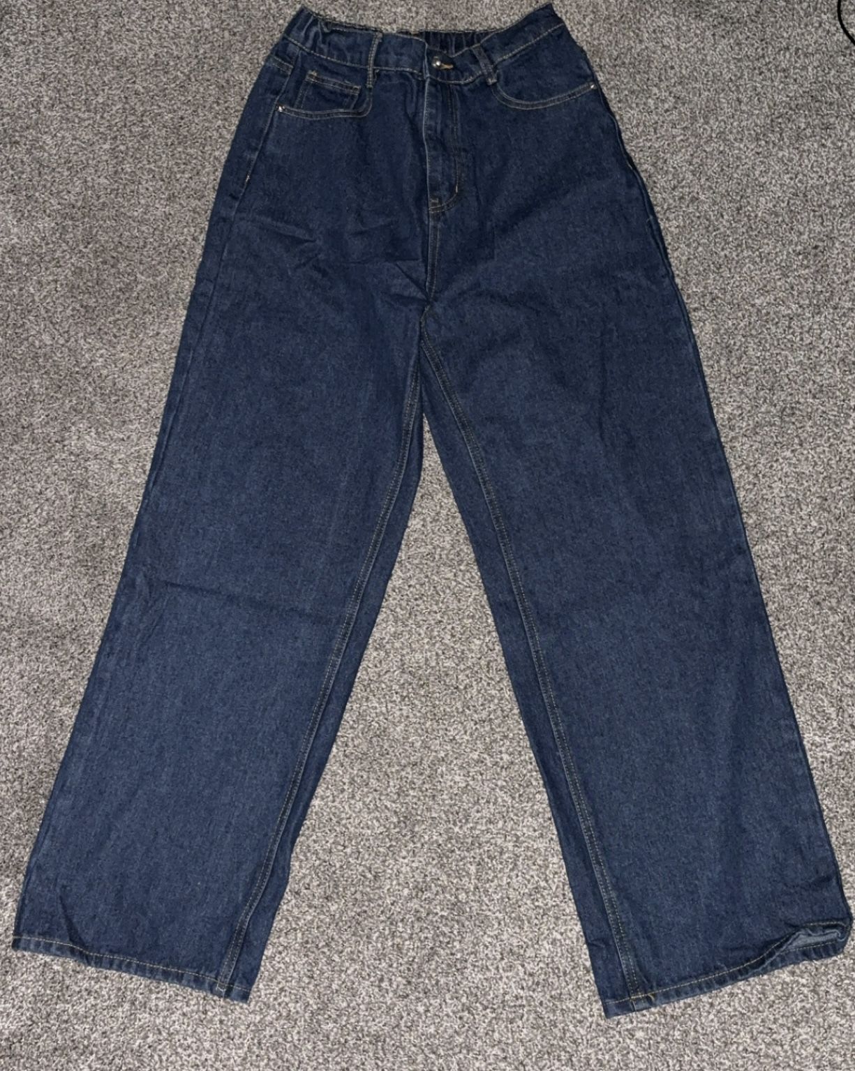 Sz 32 Baggy Dark Blue jeans (10 in inseam)