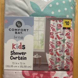 Comfort Bay for Kids Cowgirl Themed Shower Curtain