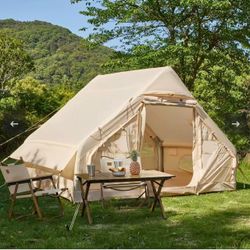 4 Person Oxford Inflatable Camping House – 6.8x9.8x6.5ft JFG-003BES-1