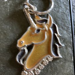 Unicorn/ Horse Keychain. 
