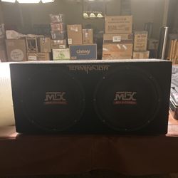 MTX Terminator 12s, loaded box