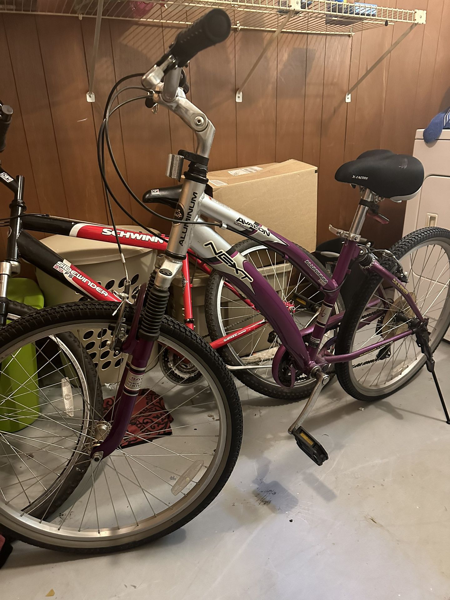 Two Mountain Bike For Sale He Is In Hers In Good Condition Condition Being Kept Inside No Rust
