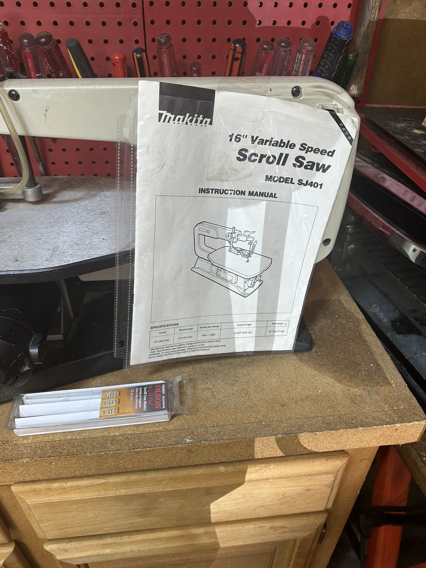 Makita SJ401 Variable Speed Scroll Saw