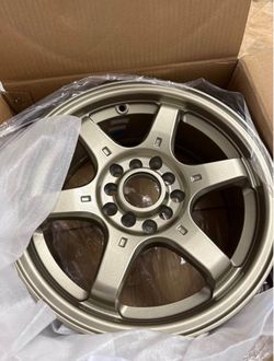 *Negotiable - NS SERIES® - NS1507 Bronze (15" × 6.5", +38 Offset, 5x100 - NEVER USED - SET OF FOUR