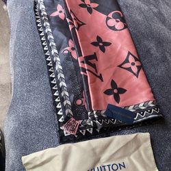 LV nylon scarf 