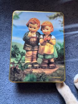 Hummel brand storage tin 1995