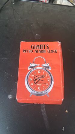 SF Giants Retro Alarm Clock in Box