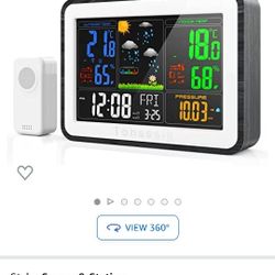 Weather Thermometer Clock 
