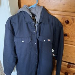 Dickies Hooded Duck Canvas Shirt Jacket New